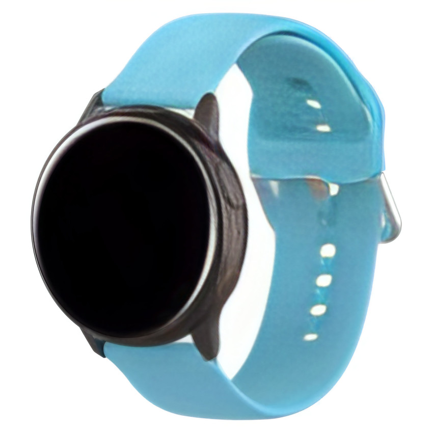 Smoothband Λουράκι Σιλικόνης με Pin Aps για SmartWatches 22mm Universal - Χρώμα: Γαλάζιο