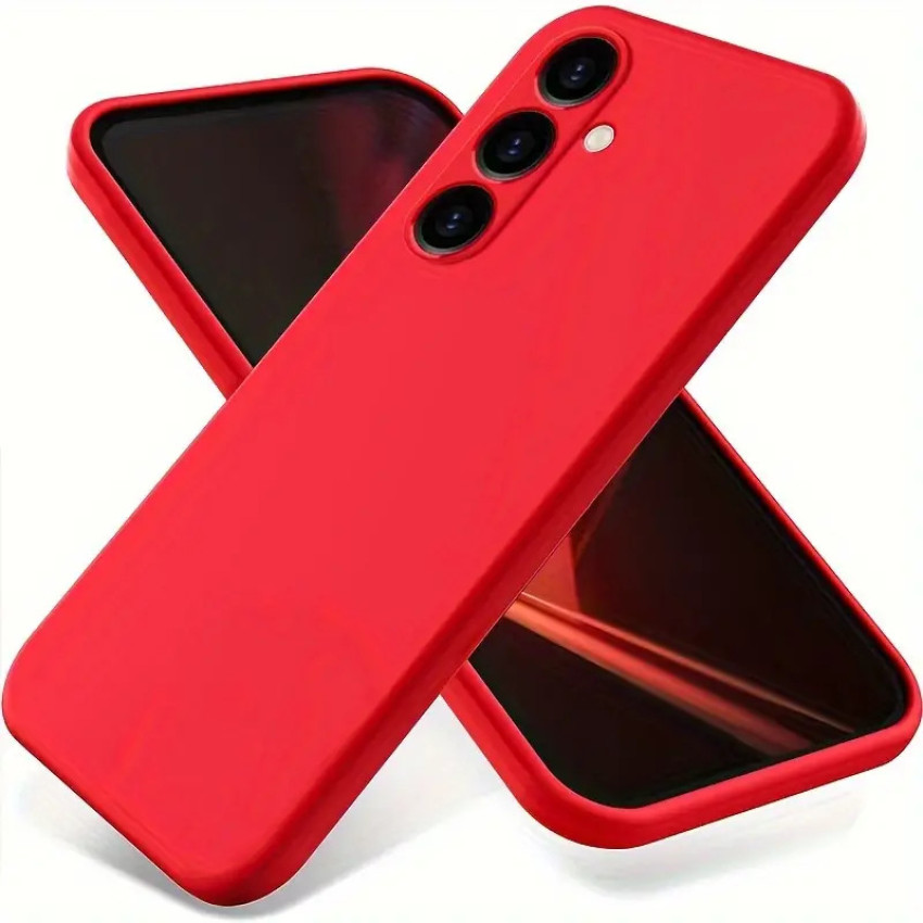 Θήκη Πλάτης Σιλικόνης Soft για Samsung Galaxy S23 FE - Χρώμα: Κόκκινο