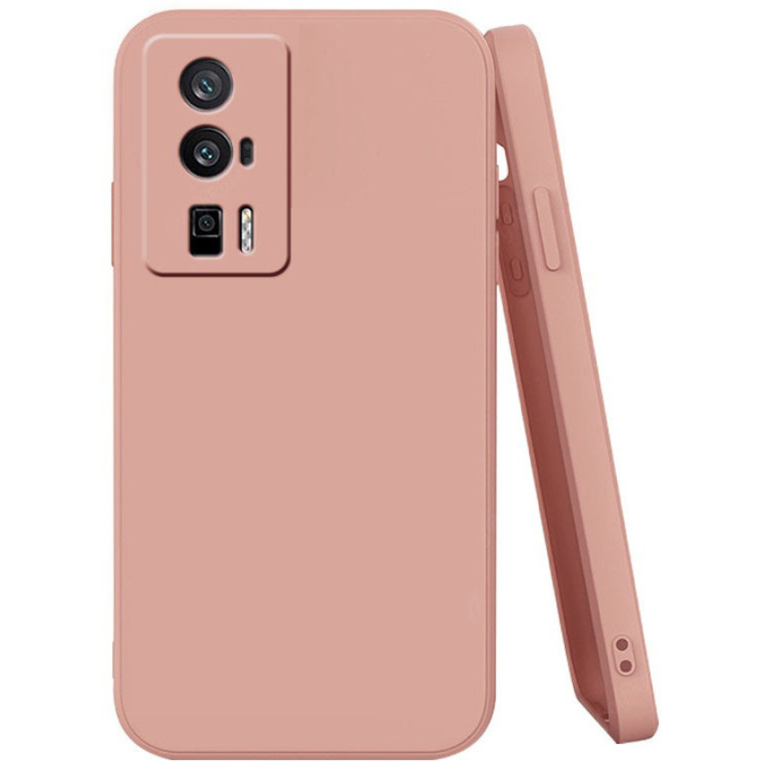 Θήκη Πλάτης Σιλικόνης Soft για Xiaomi Poco F5 Pro - Χρώμα: Απαλό Ρόζ