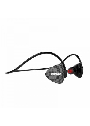 Ipipoo iP-804 Sport Bluetooth Earphone Neckband- Color: Black
