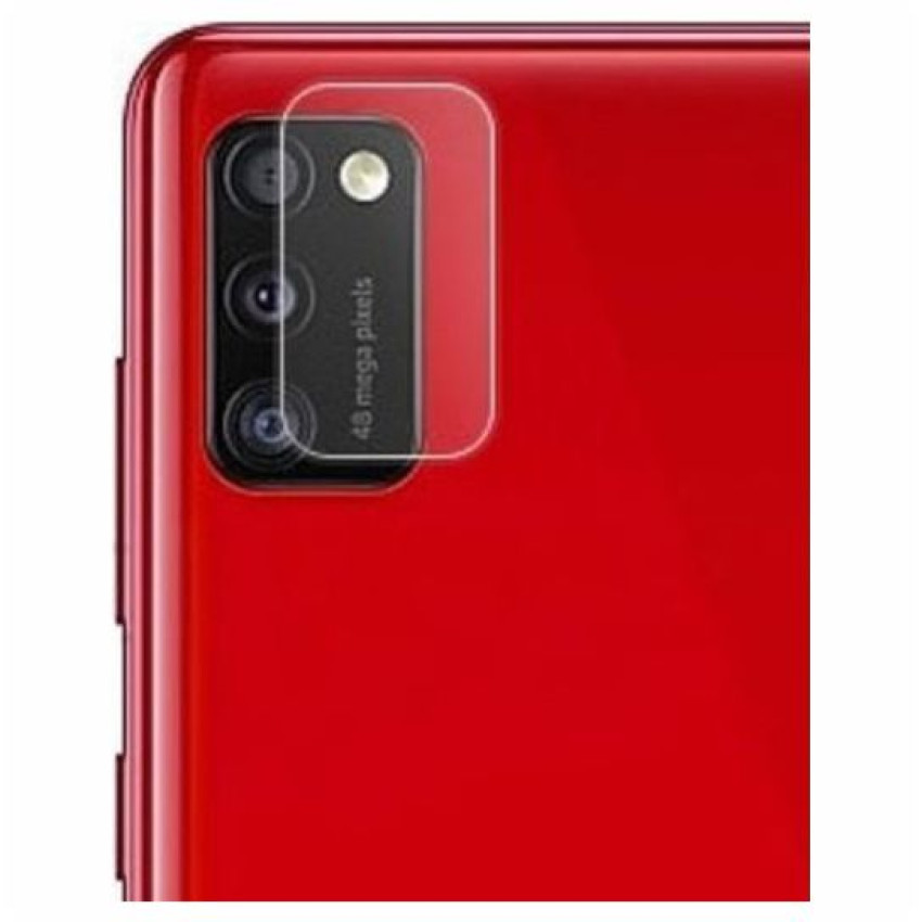 Full Glue Full Cover Full Glue Tζαμάκι Προστασίας Πίσω Κάμερας για Samsung Galaxy A41 - Χρώμα: Διάφανο