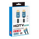 Καλώδιο Premium HDMI Male σε HDMI Male 4K UHD HDTV 2.0V 3m - Χρώμα: Μαύρο / Μπλε