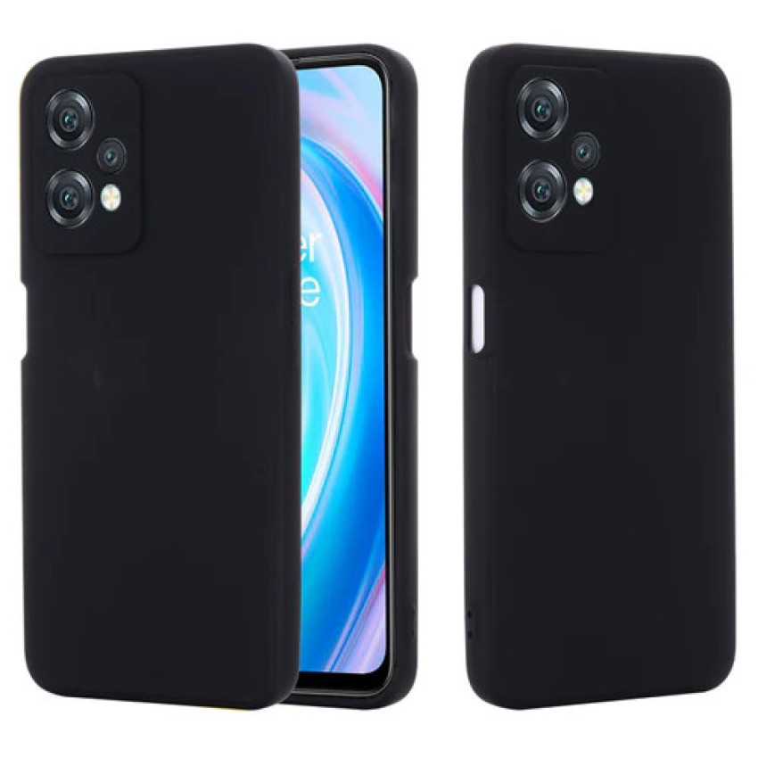 Θήκη Πλάτης Σιλικόνης Soft για Oneplus Nord CE 2 Lite - Χρώμα: Μαύρο