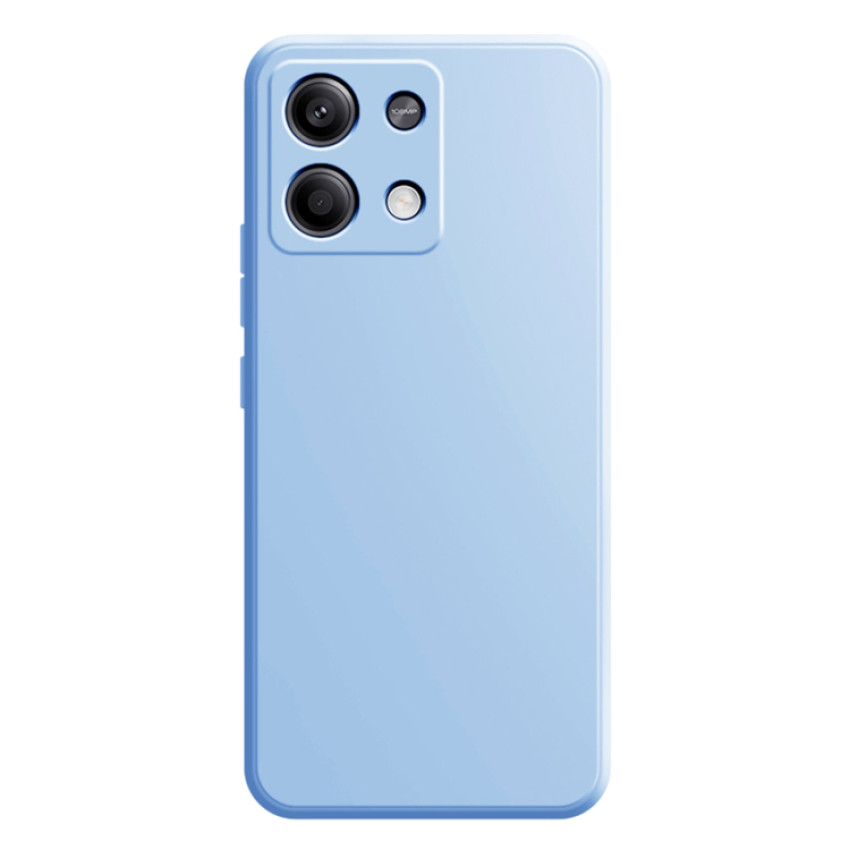 Θήκη Πλάτης Σιλικόνης Soft για Xiaomi Redmi Note 13 5G - Χρώμα: Γαλάζιο