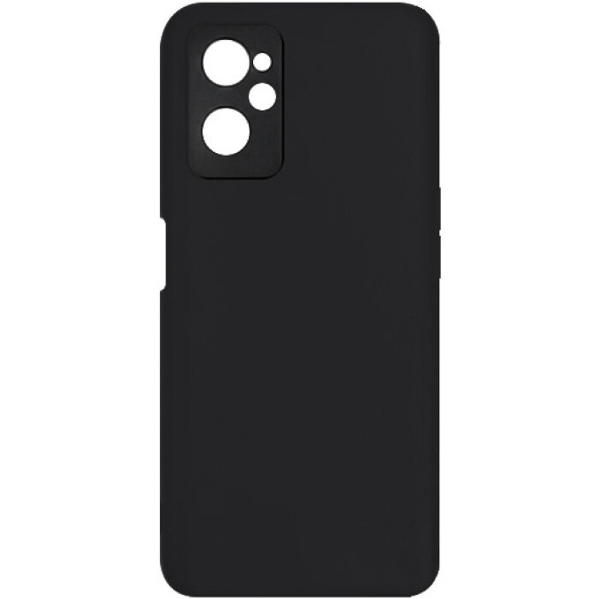 Θήκη Πλάτης Σιλικόνης Απλή για Realme 9i - Χρώμα: Μαύρο