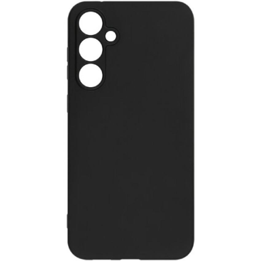 Θήκη Πλάτης Σιλικόνης Soft για Samsung Galaxy A35 - Χρώμα: Μαύρο