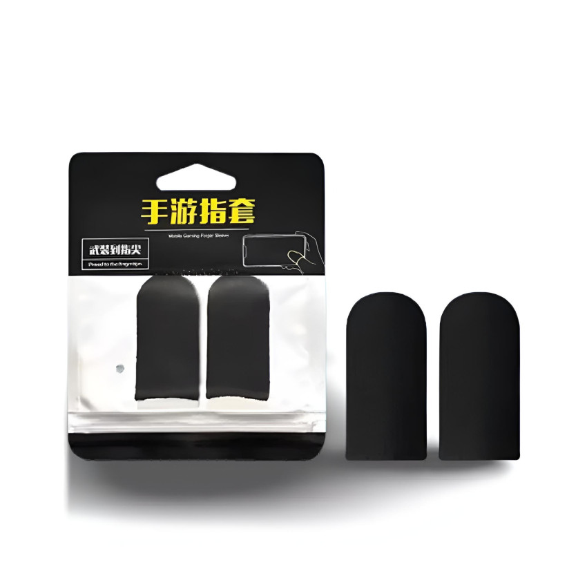 Γάντια Δαχτύλων Joystick Mobile Finger Sleeve 2 Τεμάχια Για PUBG - Χρώμα: Mαύρo