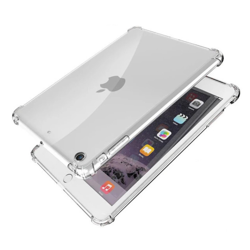 Θήκη Πλάτης Σιλικόνης Anti Shock για Ipad 5/6/7/8/9/Air 2017 9.7'' - Χρώμα: Διάφανο