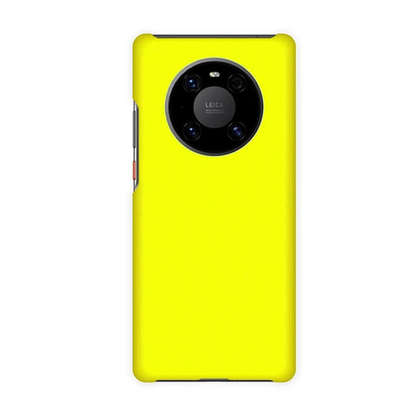 Θήκη Πλάτης Σιλικόνης Soft για Huawei Mate 40 Pro - Χρώμα: Κίτρινο