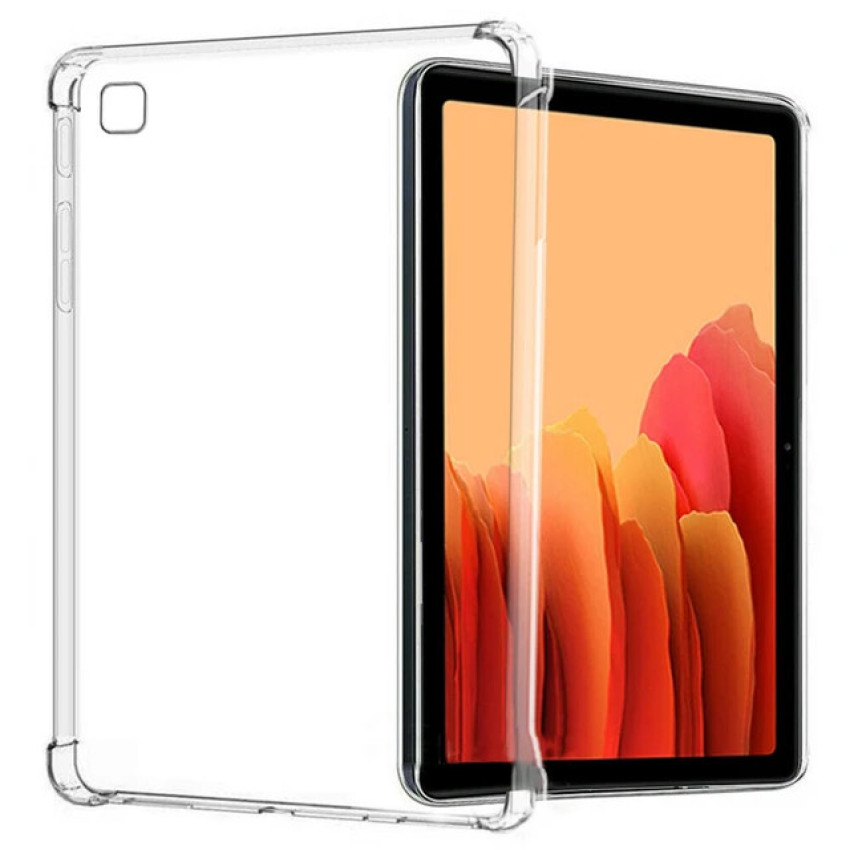Θήκη Πλάτης Σιλικόνης Anti Shock για Samsung Galaxy Tab A7 Lite T220/T225 - Χρώμα: Διάφανο