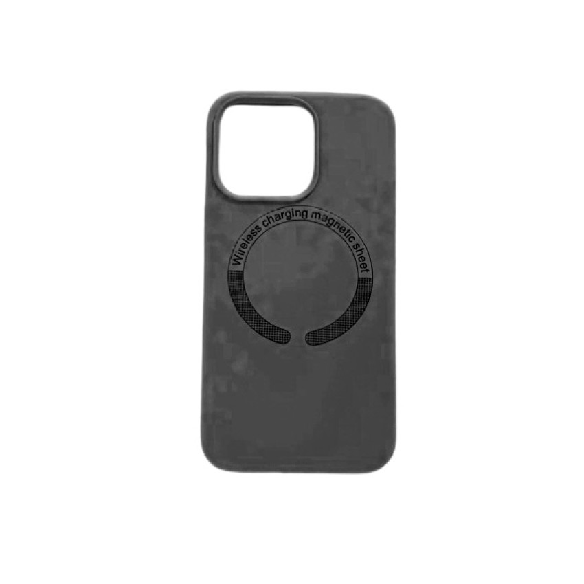 Θήκη Πλάτης Σιλικόνης MagSafe για Apple iPhone 16 Pro Max - Χρώμα: Μαύρο