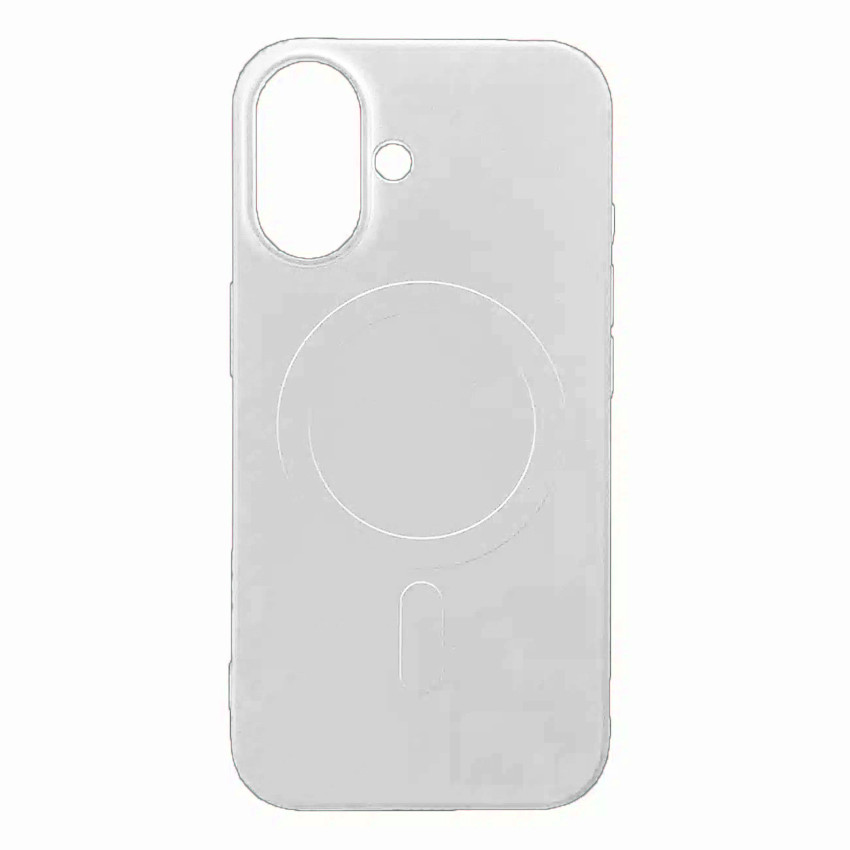 Θήκη Πλάτης Σιλικόνης MagSafe για Apple iPhone 16 Plus Χρώμα: Λευκό