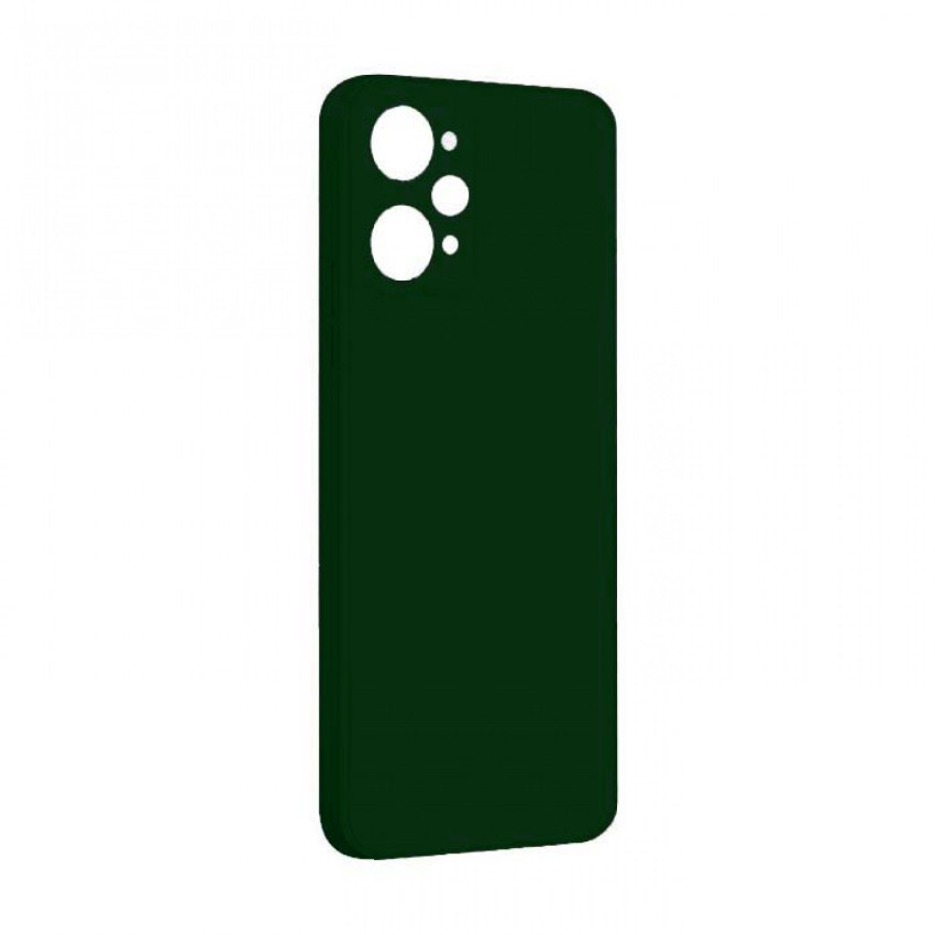 Θήκη Πλάτης Σιλικόνης Soft για Xiaomi Redmi 12 4G - Χρώμα: Σκούρο Πράσινο