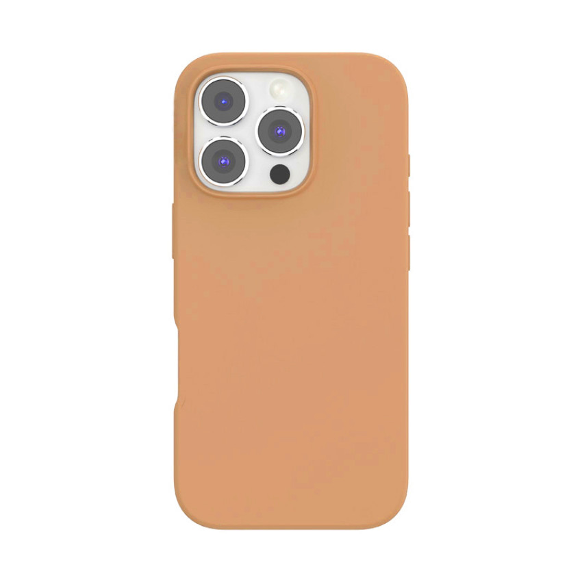 Θήκη Πλάτης Σιλικόνης Soft για Apple iPhone 16 Pro Max - Χρώμα: Ταμπά