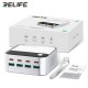 RELIFE Q2 Φορτιστής GaN 120W 8 Θυρών - Χρώμα: Ασημί