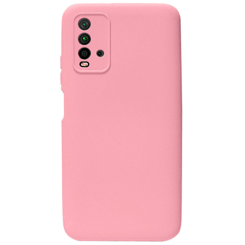 Θήκη Πλάτης Σιλικόνης Απλή για Xiaomi Redmi 9T - Χρώμα: Ρόζ