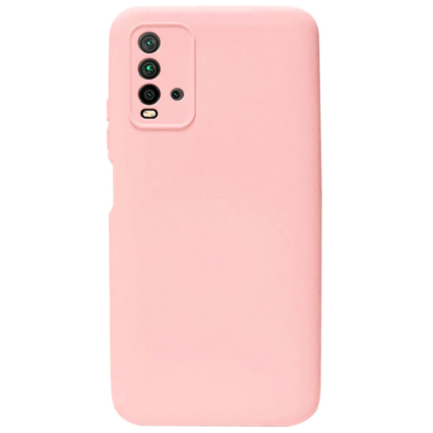 Θήκη Πλάτης Σιλικόνης Απλή για Xiaomi Redmi 9T - Χρώμα: Απαλό Ρόζ