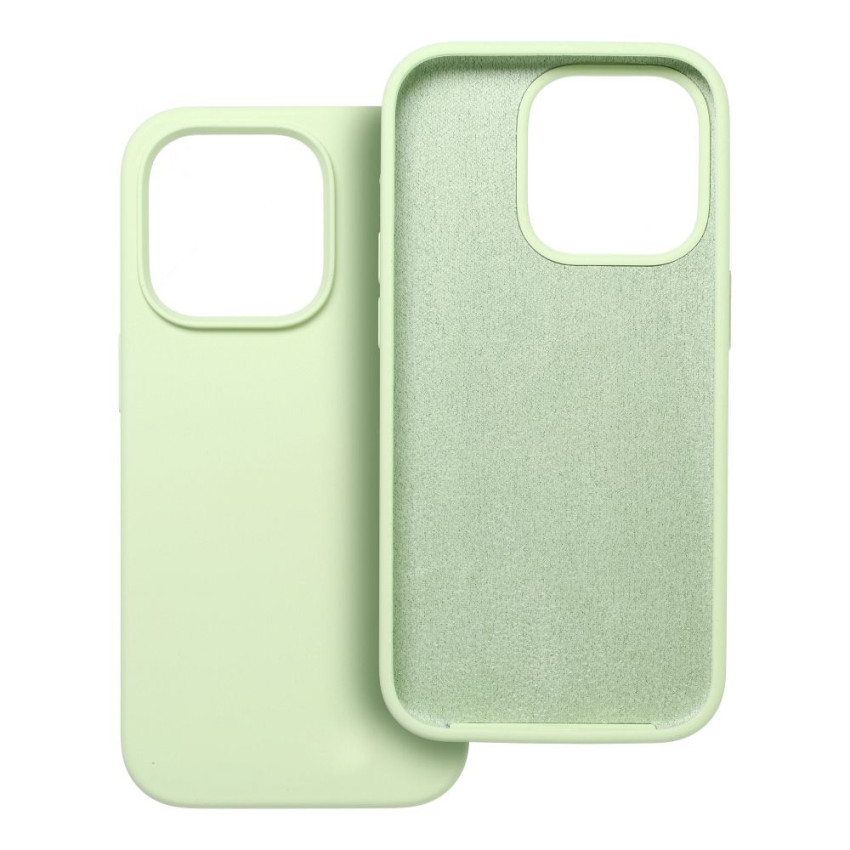 Θήκη Πλάτης Σιλικόνης Soft για Apple iPhone 14 - Χρώμα: Πράσινο απαλό