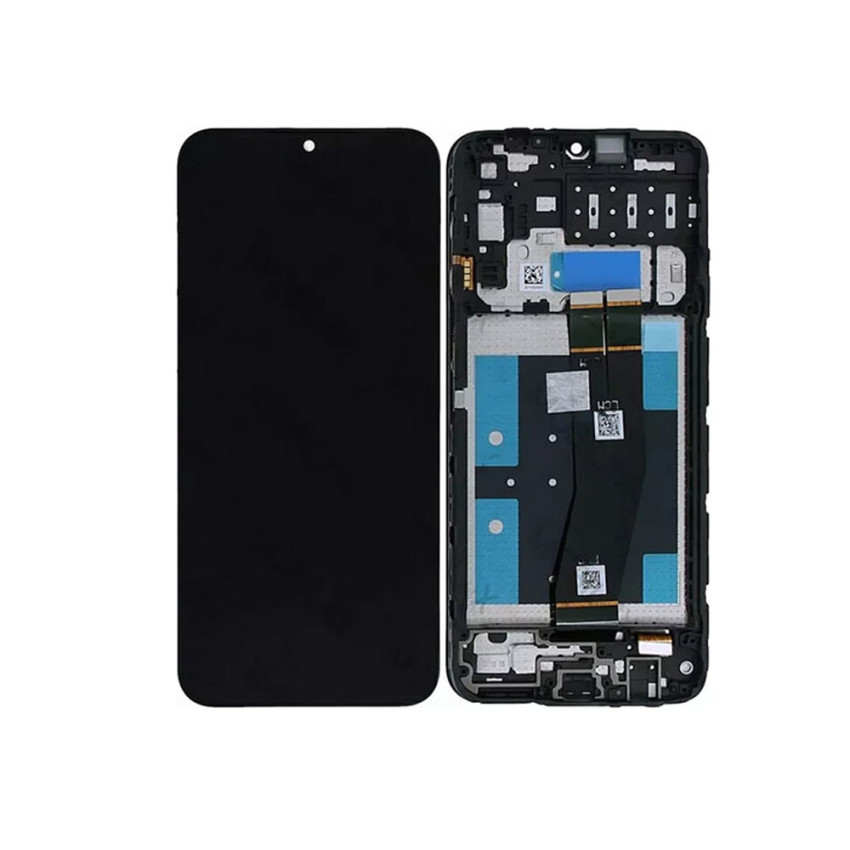 Incell Οθόνη LCD με Μηχανισμό Αφής Assembly και Πλαίσιο για Samsung Galaxy A14 4G A145F/A145P - Χρώμα: Μαύρο