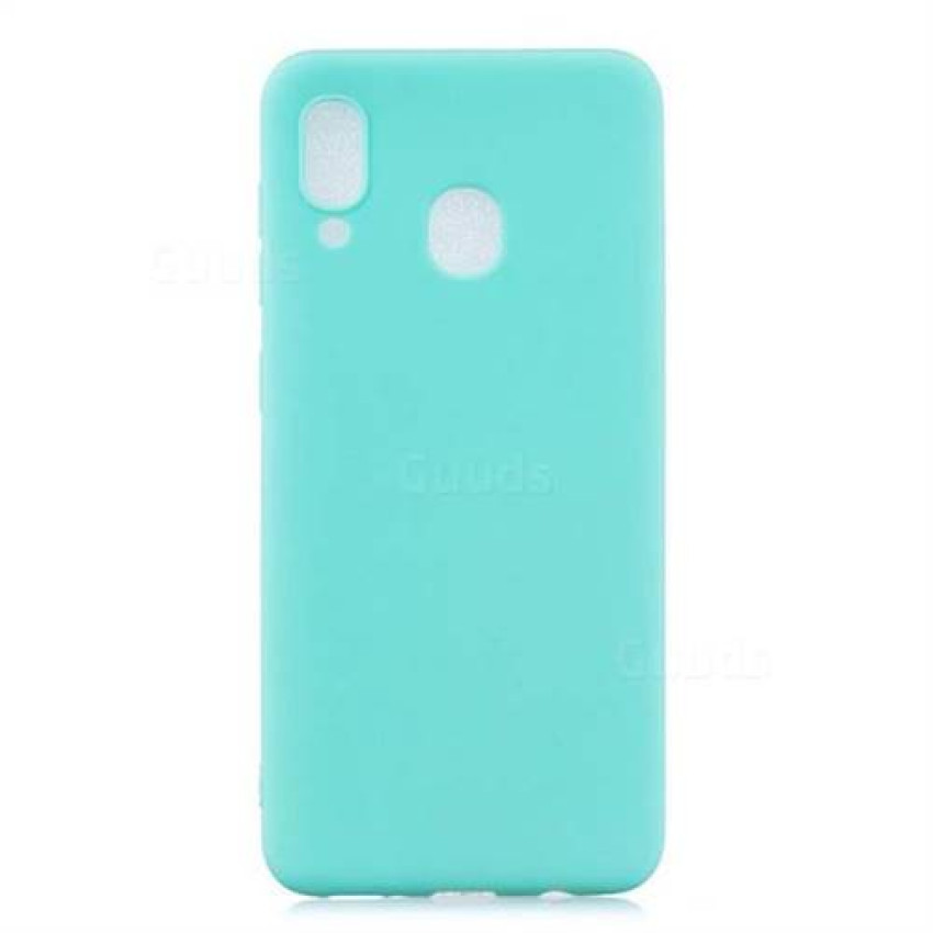 Θήκη Πλάτης Σιλικόνης Απλή για Samsung Galaxy M30 - Χρώμα: Τιρκουάζ