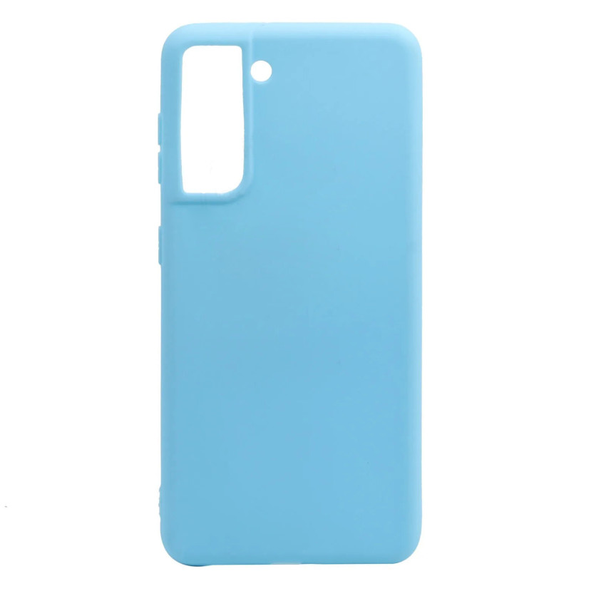 Θήκη Πλάτης Σιλικόνης Soft για Samsung Galaxy S21 Plus - Χρώμα: Γαλάζιο