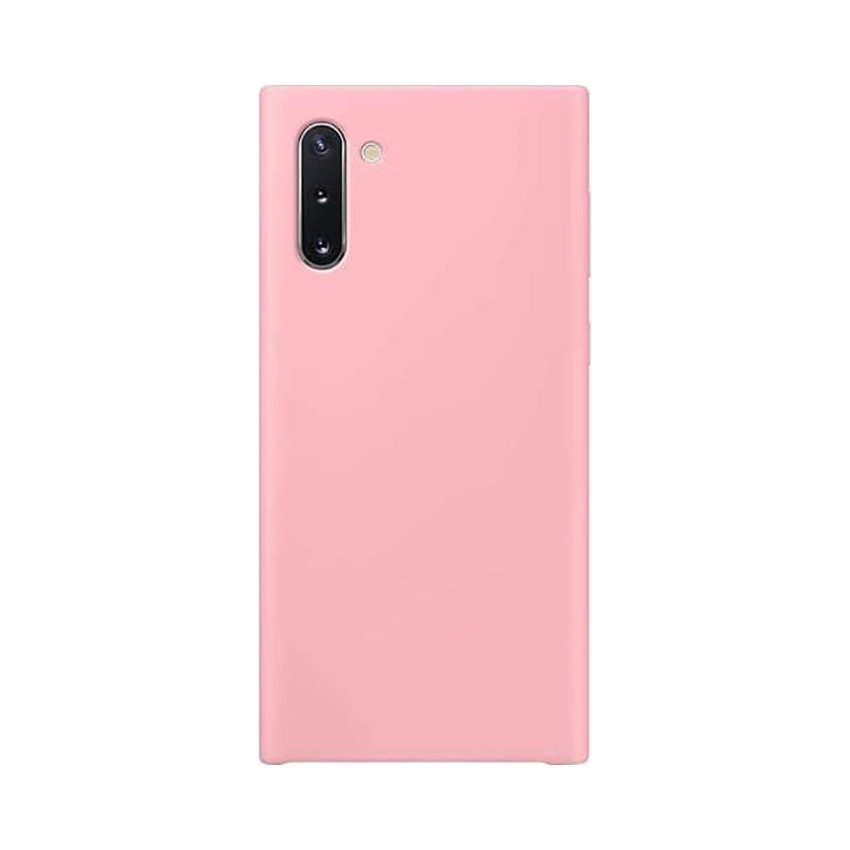 Θήκη Πλάτης Σιλικόνης Απλή για Samsung Galaxy Note 10 - Χρώμα: Ρόζ