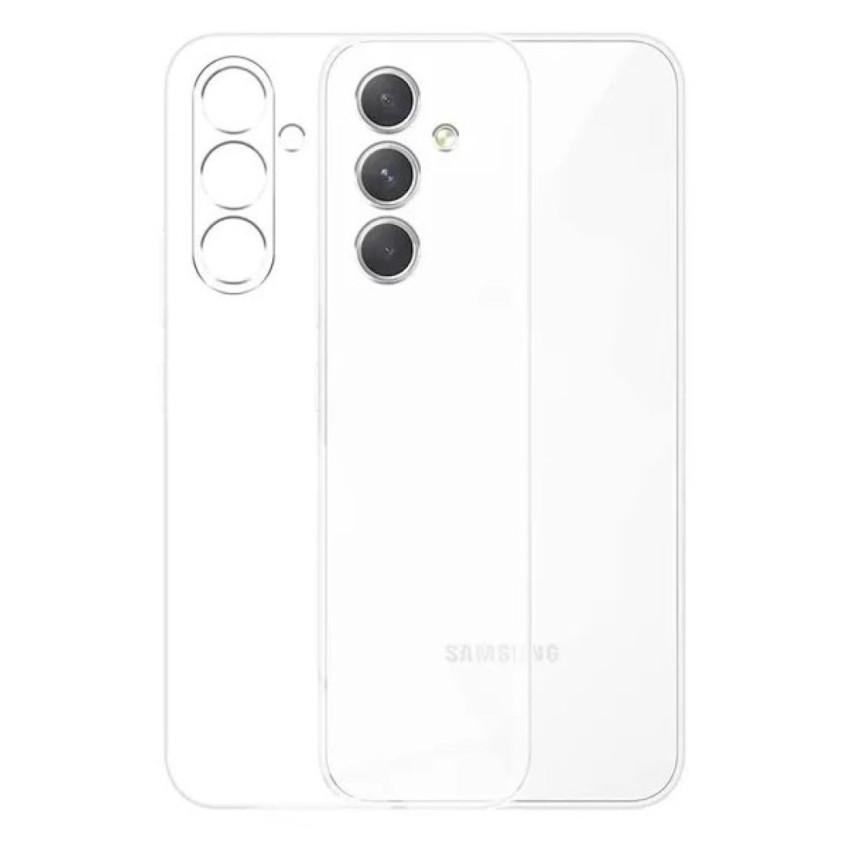 Θήκη Πλάτης Σιλικόνης Απλή για Samsung Galaxy S25 - Χρώμα: Διάφανο