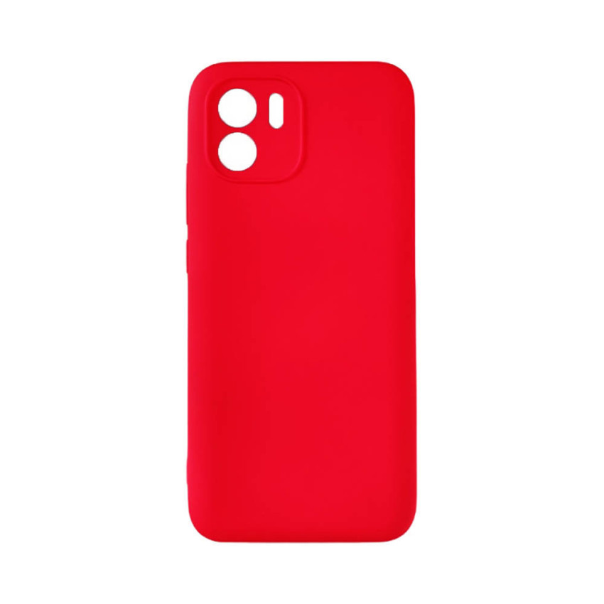 Θήκη Πλάτης Σιλικόνης Απλή για Xiaomi Redmi A1 - Χρώμα: Κόκκινο