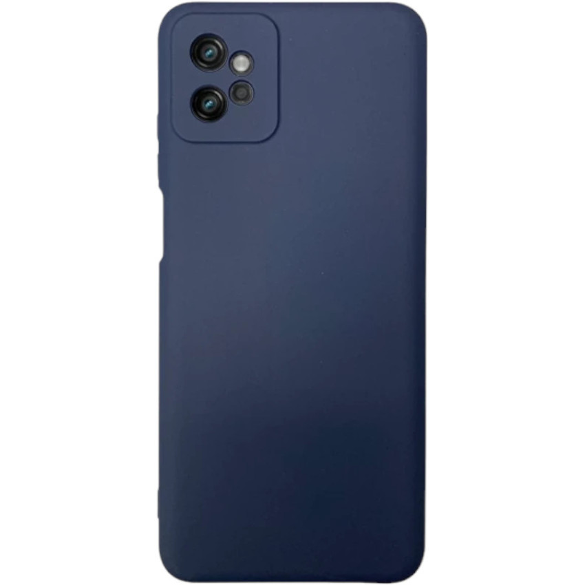 Θήκη Πλάτης Σιλικόνης Soft για Motorola G32 - Χρώμα: Σκούρο Μπλε