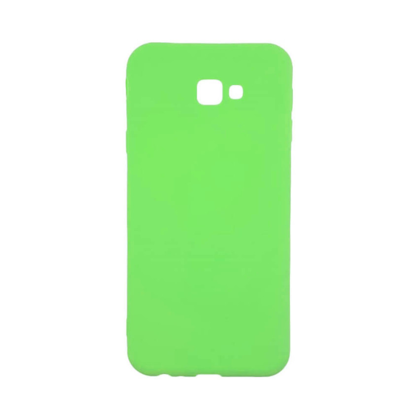 Θήκη Πλάτης Σιλικόνης Απλή για Samsung Galaxy J4 Plus - Χρώμα: Λαχανί