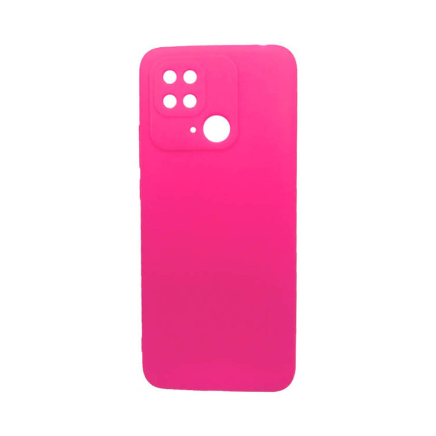 Θήκη Πλάτης Σιλικόνης Soft για Xiaomi Redmi 10C - Χρώμα: Φούξια
