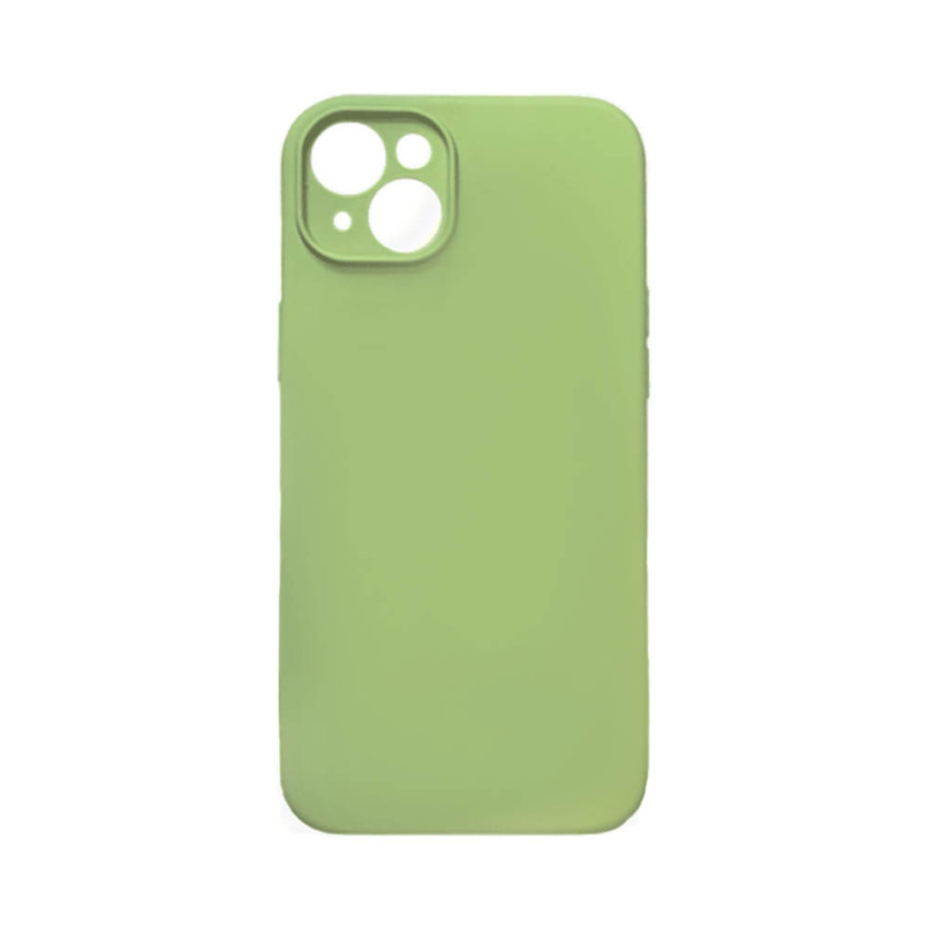 Θήκη Πλάτης Σιλικόνης Soft για Apple iPhone 14 Plus - Χρώμα: Απαλό Πράσινο