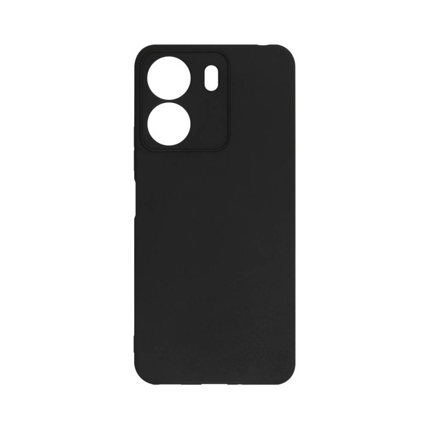 Θήκη Πλάτης Σιλικόνης Soft για Xiaomi Redmi 13C - Χρώμα: Μαύρο