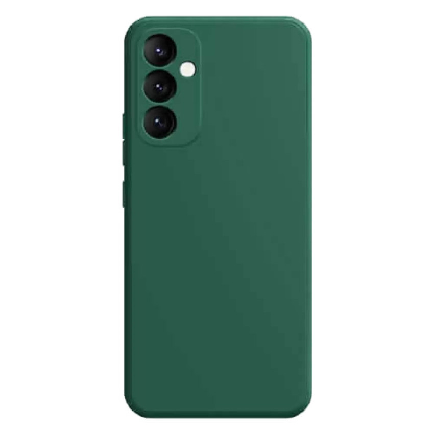 Θήκη Πλάτης Σιλικόνης Soft για Samsung Galaxy A55 - Χρώμα: Σκούρο Πράσινο