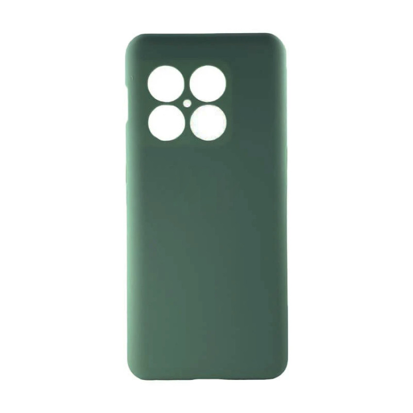 Θήκη Πλάτης Σιλικόνης Soft για Oneplus 10 Pro - Χρώμα: Σκούρο Πράσινο