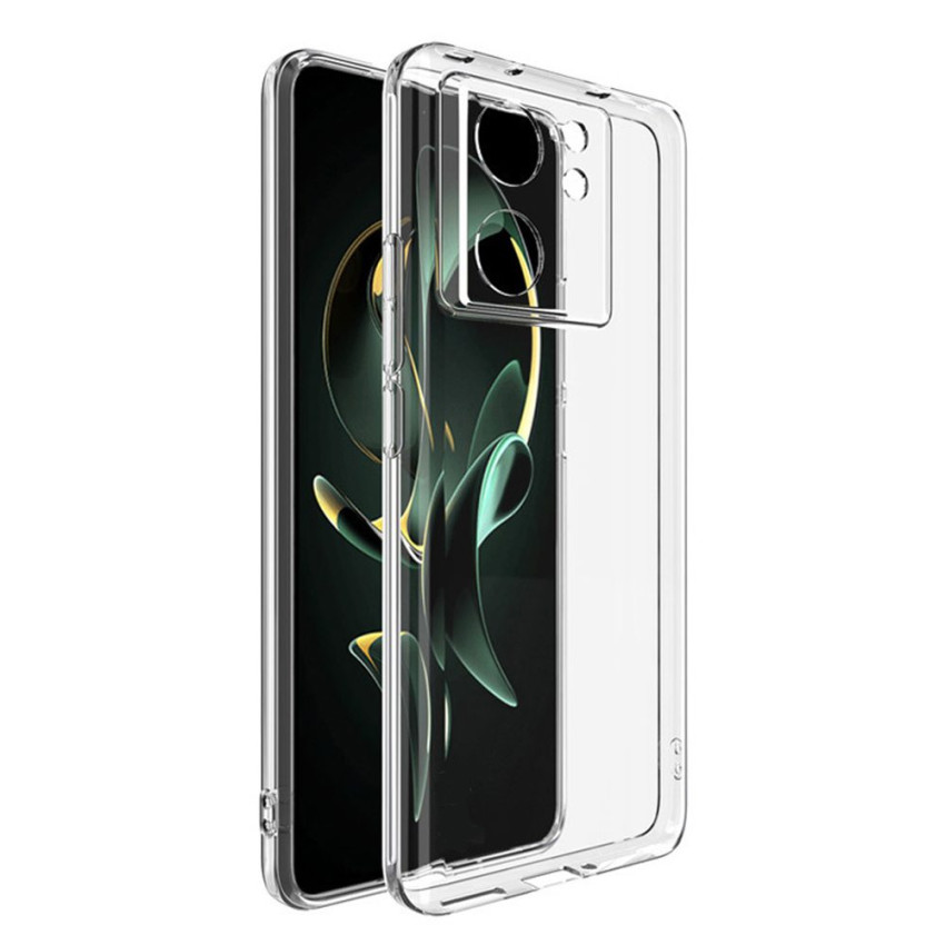 Θήκη Πλάτης Σιλικόνης Απλή για Xiaomi Mi 13T - Χρώμα: Διάφανο