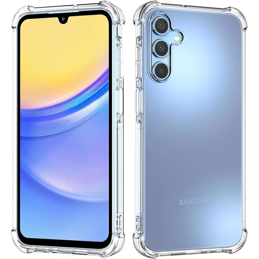 Θήκη Πλάτης Σιλικόνης Anti Shock για Samsung Galaxy A16 - Χρώμα: Διάφανο