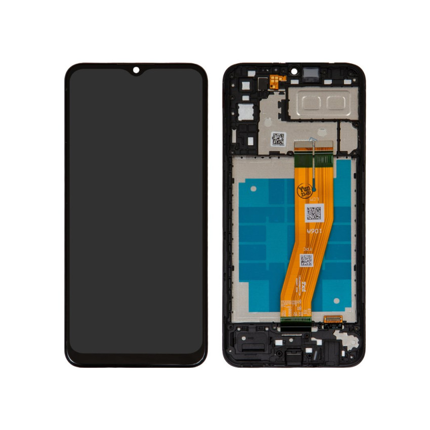 Incell Οθόνη LCD με Μηχανισμό Αφής Assembly και Πλαίσιο για Samsung Galaxy A04E A042F - Χρώμα: Μαύρο
