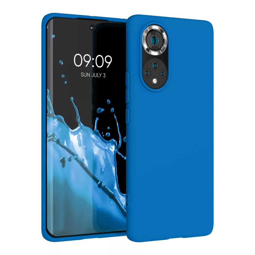 Θήκη Πλάτης Σιλικόνης Απλή για Huawei Nova 9/Honor 50 - Χρώμα: Μπλε