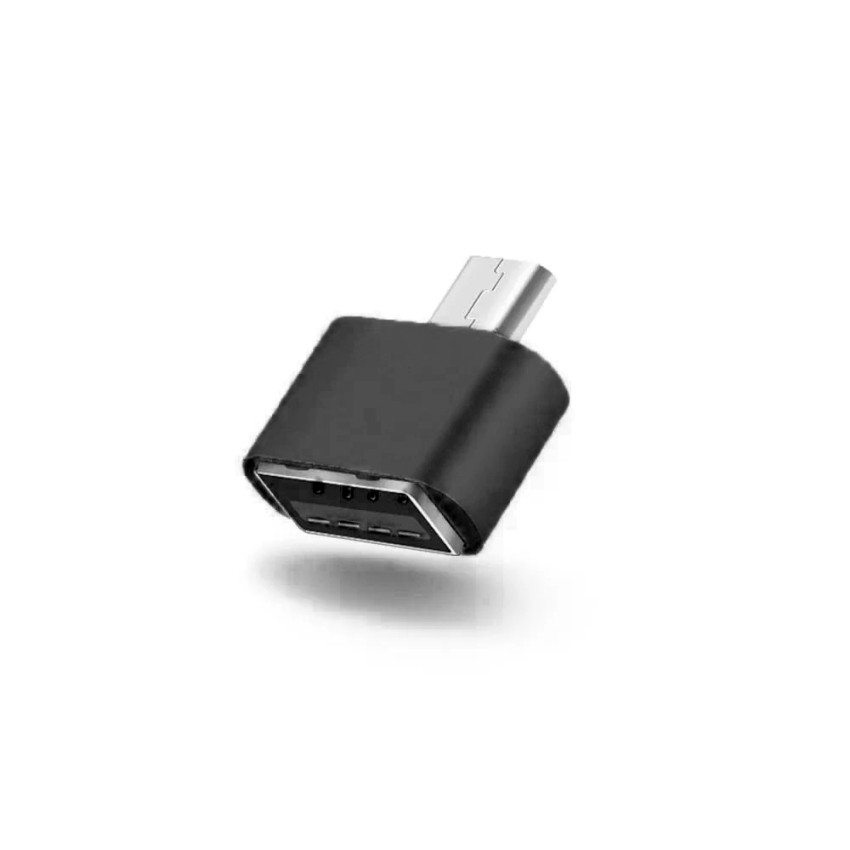 Μετατροπέας Micro USB σε USB OTG Adapter - Χρώμα: Μαύρο