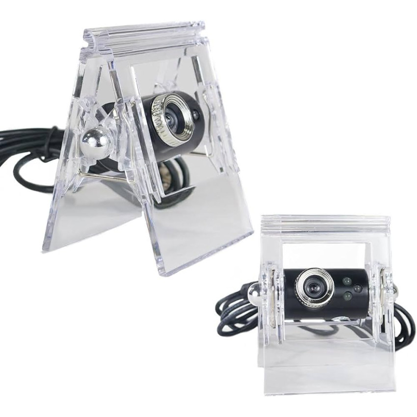 10MP Κάμερα Web Για Υπολογιστή με USB 2.0, 3x LED & Ενσωματωμένο Μικρόφωνο - Χρώμα: Μαύρο