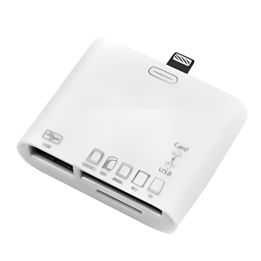 Card Reader Lightning για SD / Micro SD / Memory Stick - Χρώμα: Λευκό