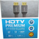Καλώδιο Premium HDMI 1.4 Male σε HDMI Male 5m (Επιχρυσωμένο) - Χρώμα: Μαύρο