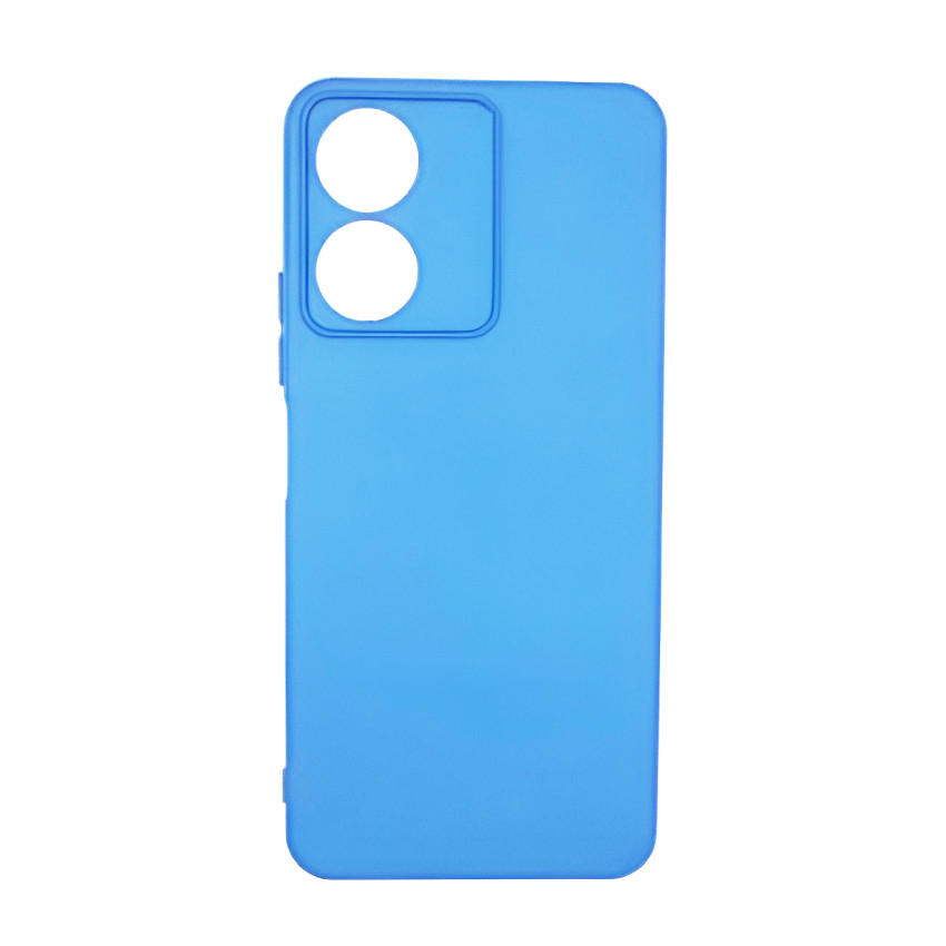 Θήκη Πλάτης Σιλικόνης Απλή για TCL 50 5G /  50 XE / 50 XE NXTPAPER 5G - Χρώμα: Γαλάζιο
