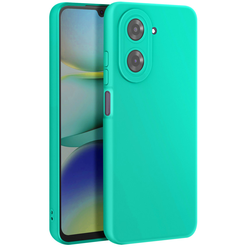 Θήκη Πλάτης Σιλικόνης Απλή για Xiaomi Redmi A5 - Χρώμα: Τιρκουάζ
