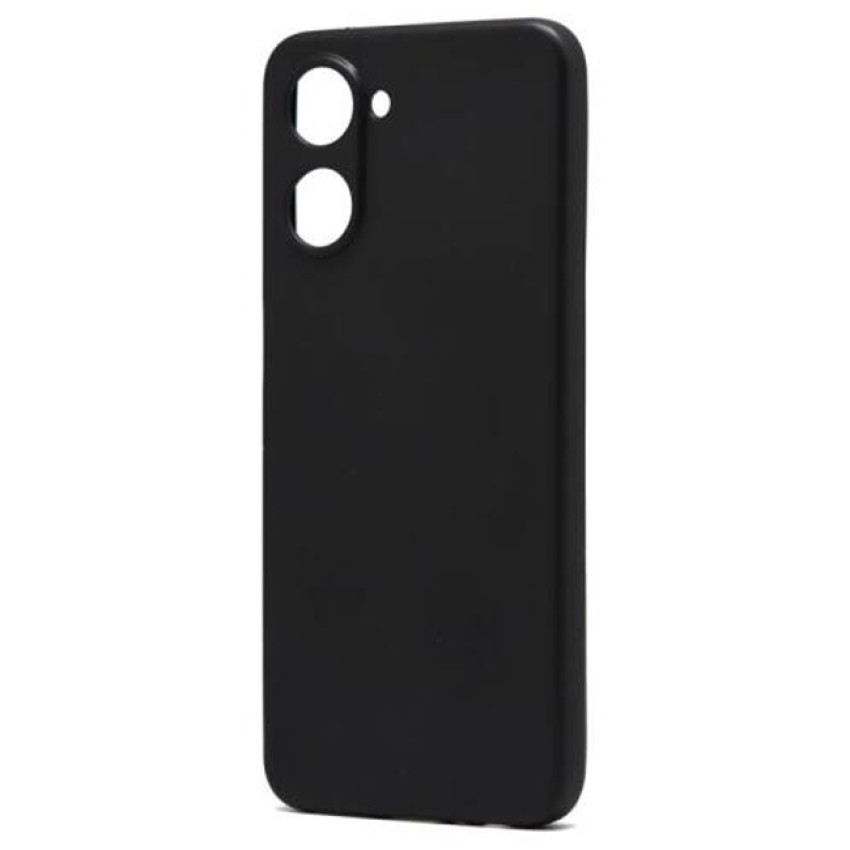 Θήκη Πλάτης Σιλικόνης Soft για Realme 10 4G - Χρώμα: Μαύρο