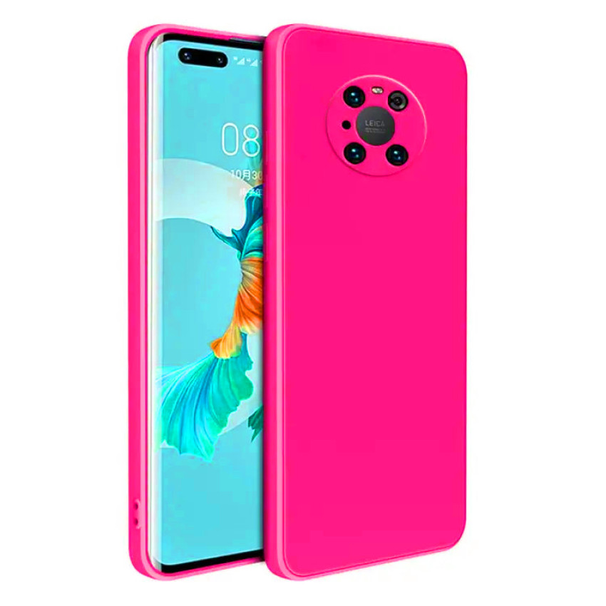 Θήκη Πλάτης Σιλικόνης Soft για Huawei Mate 40 Pro - Χρώμα: Φούξια