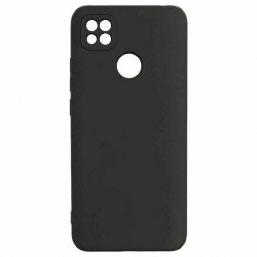 Θήκη Πλάτης Σιλικόνης Soft για Xiaomi Redmi 10A - Χρώμα: Μαύρο