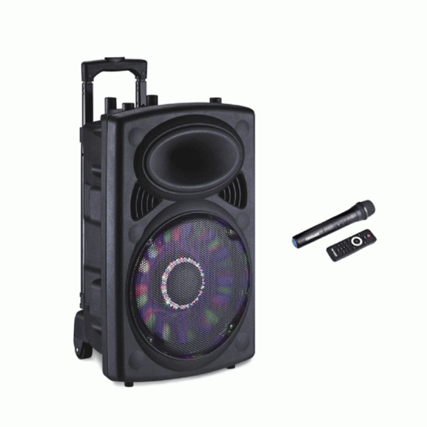 PZX NDR-12 Ασύρματο Bluetooth Ηχείο - Χρώμα: Μαύρο