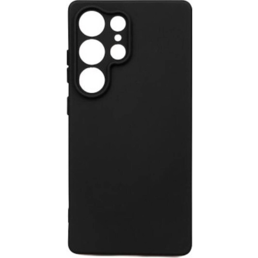 Θήκη Πλάτης Σιλικόνης Soft για Samsung Galaxy S25 Ultra - Χρώμα: Μαύρο